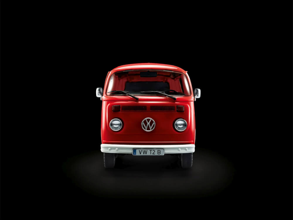 Volkswagen T2 - Technik - Easy Click System, Revell Modellbausatz mit Elektronik-Komponenten