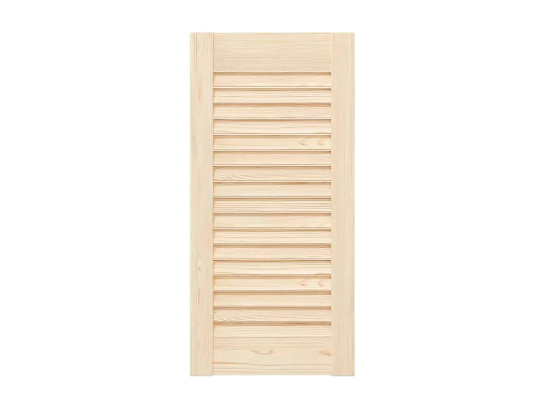 Portes d'armoire à persiennes 4 pcs 61,5x29,5 cm pin massif