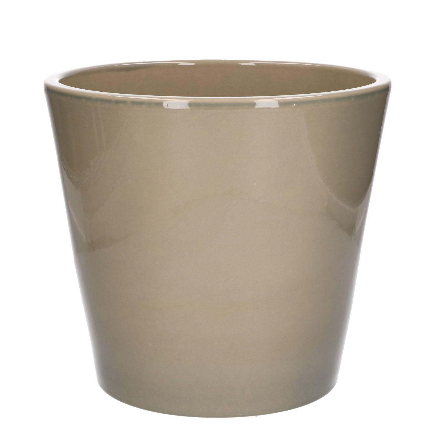 Bloempot, aardewerk, zachtgroen, Ø 24 cm