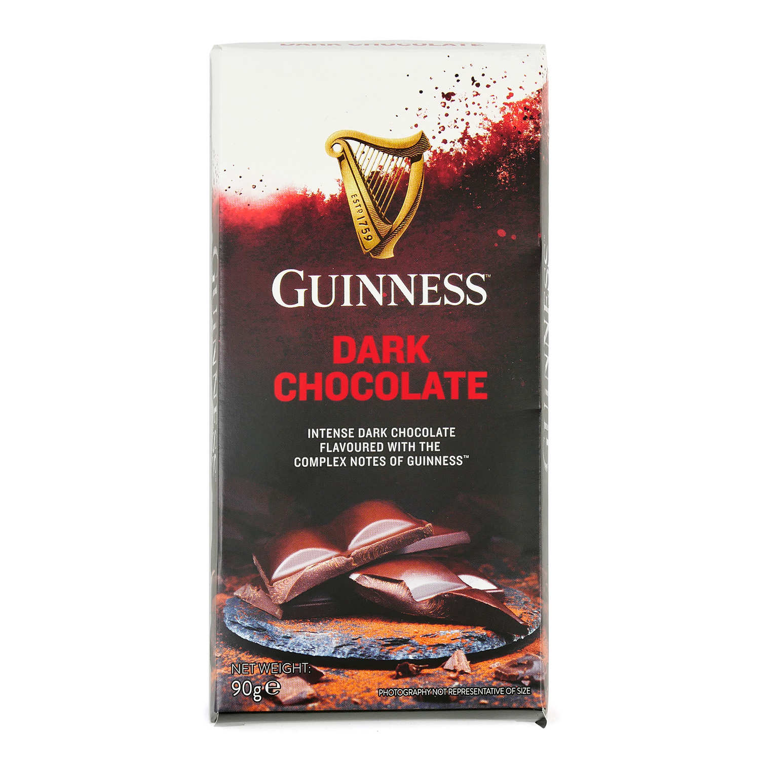 Tablette de chocolat à l'arôme de Guinness