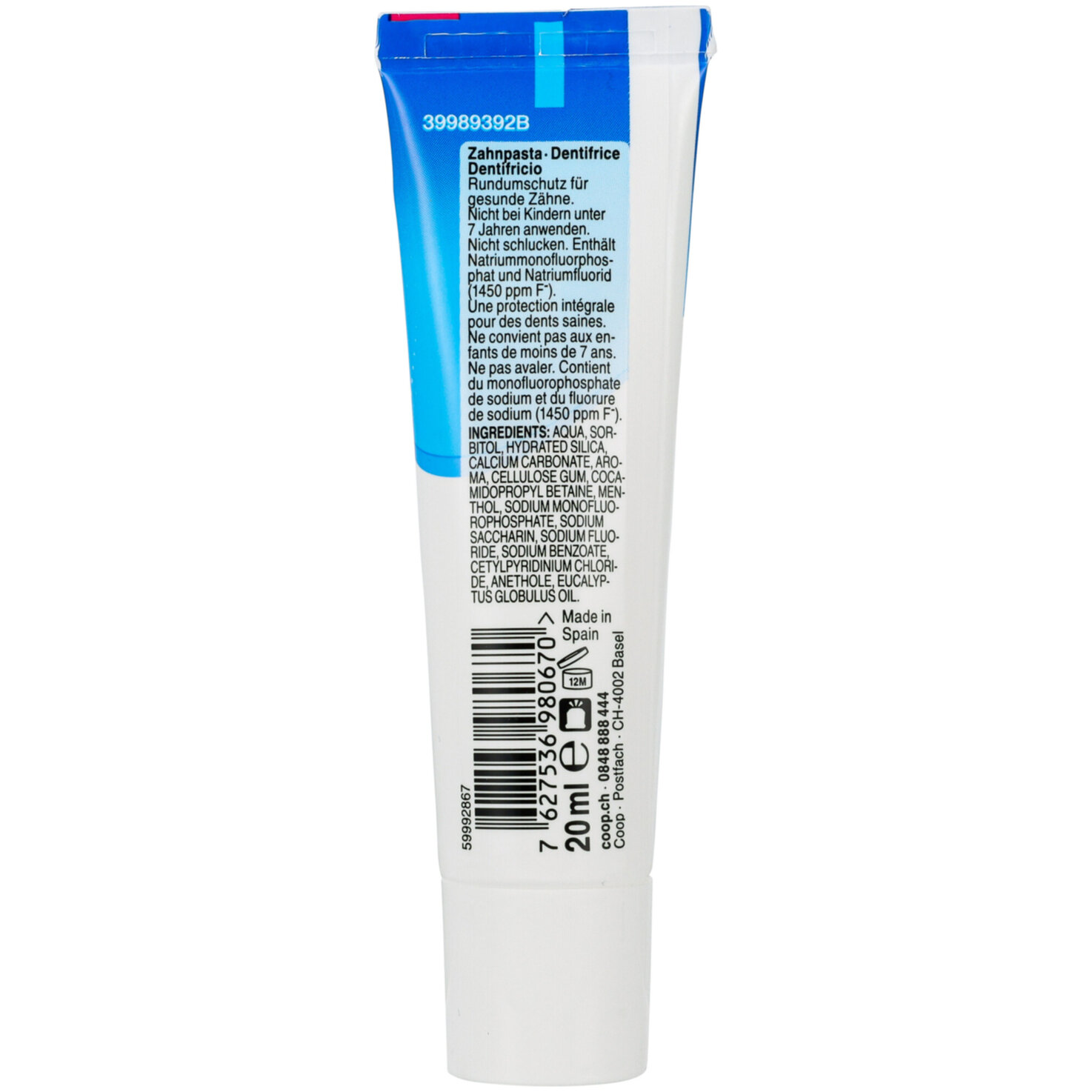 Dentamed Zahnpasta Mini Complete Care