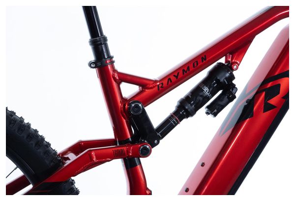 VTT Électrique Tout-Suspendu Raymon TrailRay 160E 10.0 Sram SX 12V 720 Wh 29'' Rouge