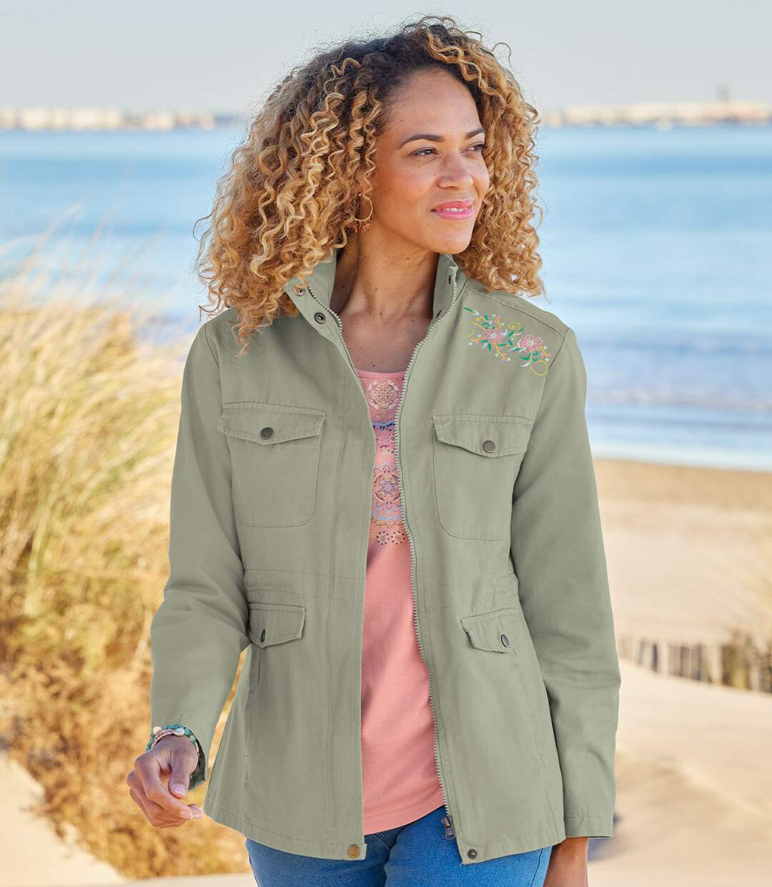 Veste Saharienne Brodée