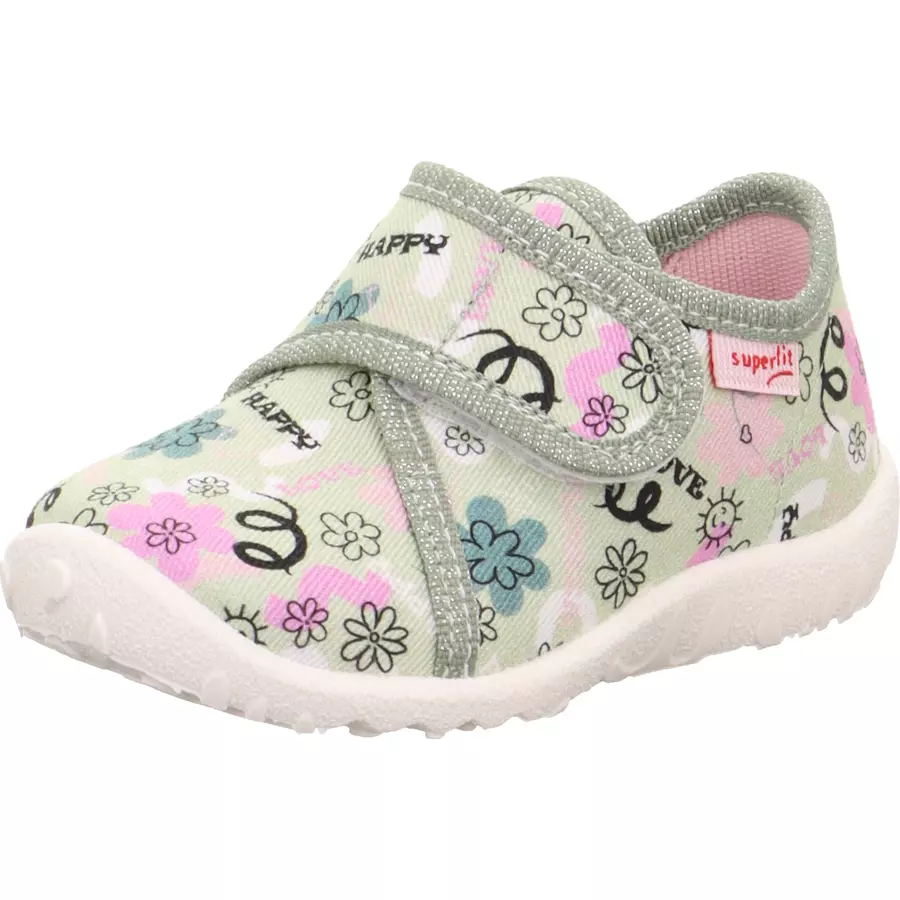 superfit Hausschuh Spotty hellgrün (mittel)