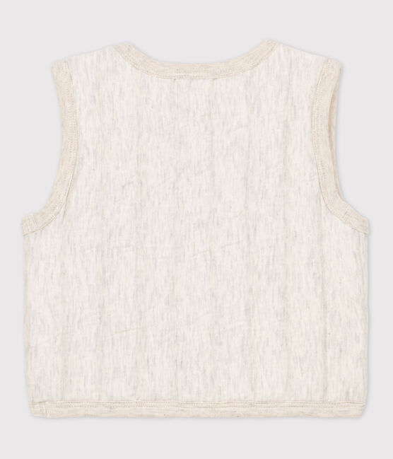 Veste bébé sans manche en tubique matelassé