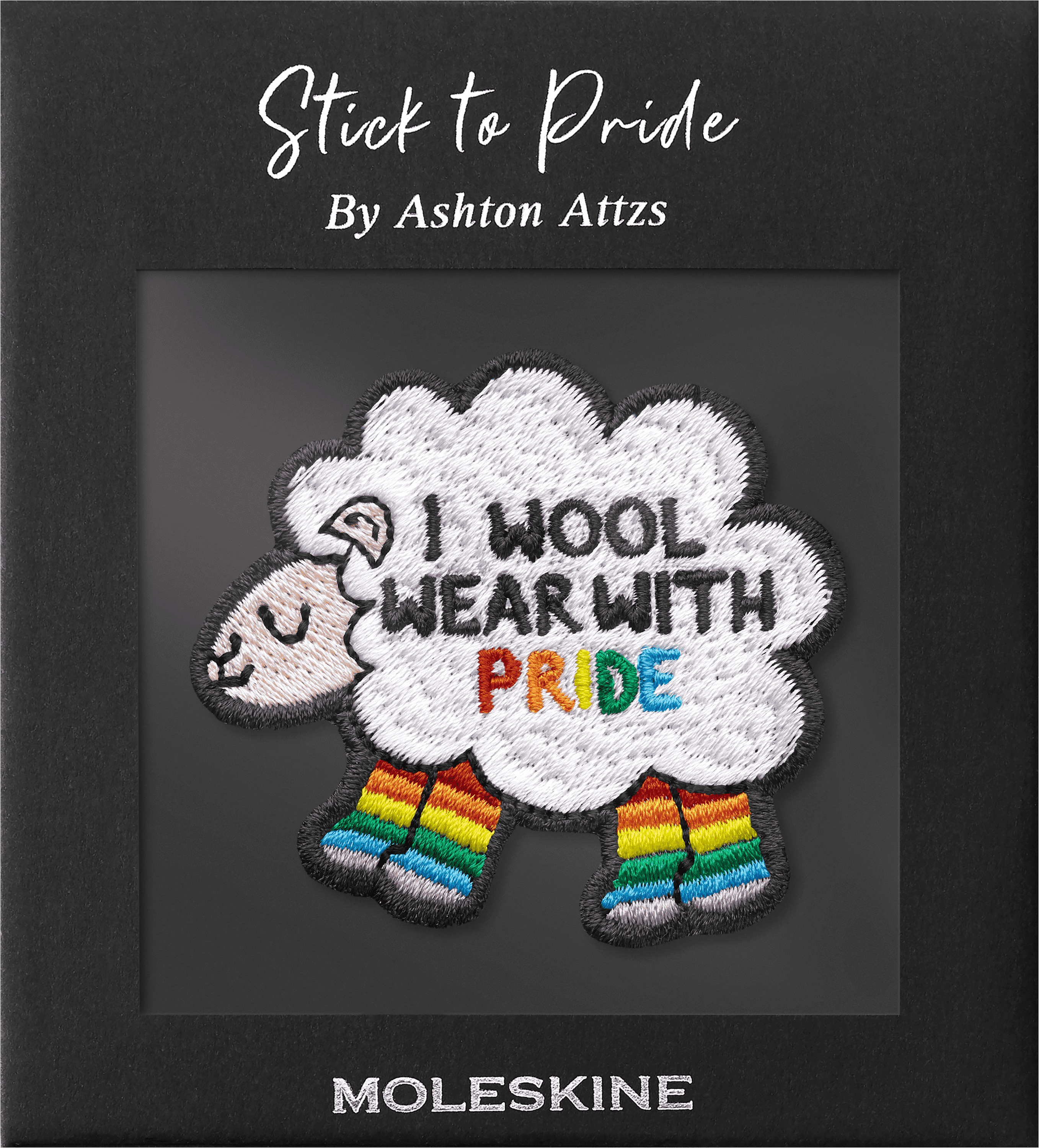 Stick-on Patch by Ashton Attzs Stick to Pride, I Wool Wear With Pride