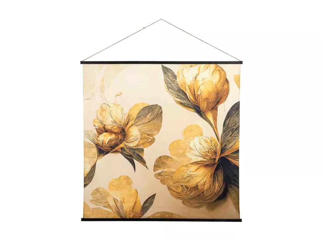 Toile imprimée en parchemin