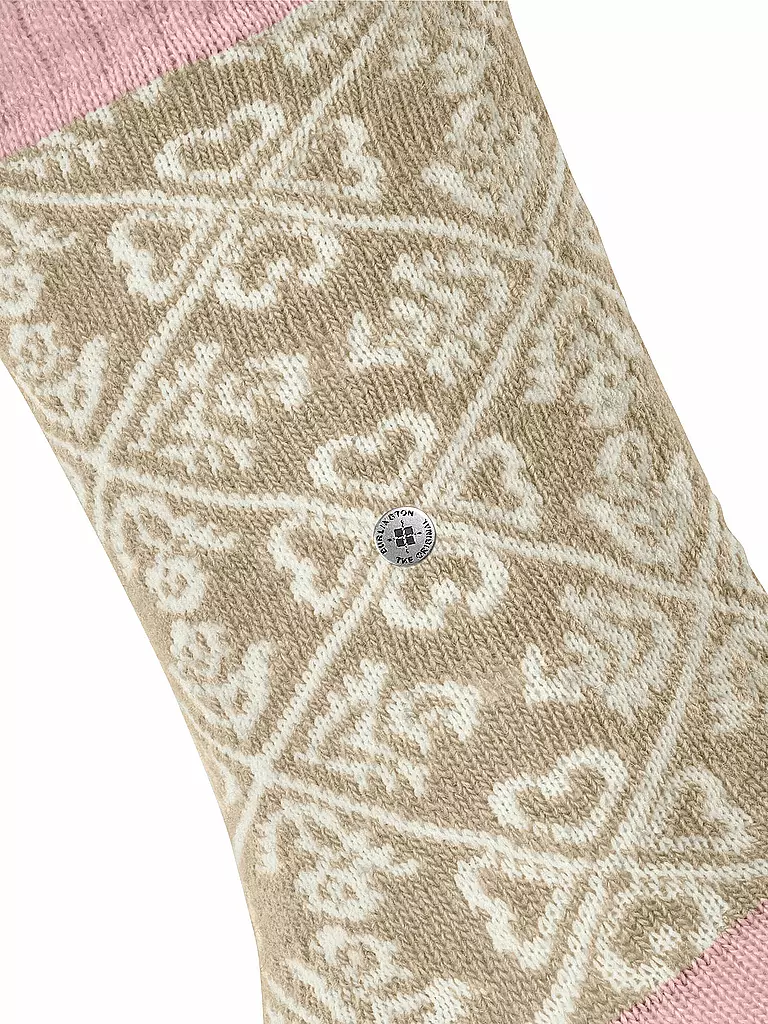 BURLINGTON Damen Socken COTTAGE KNIT 36-41 country beige