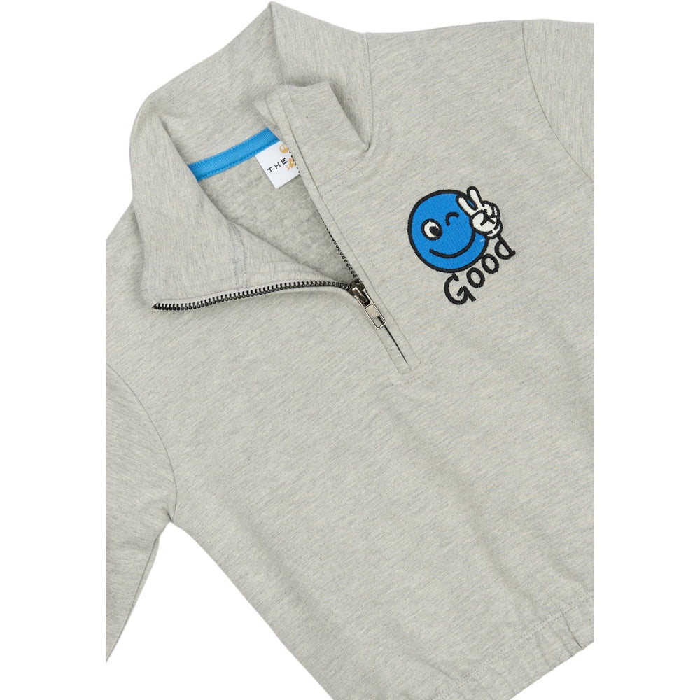 Køb THE NEW Siblings Light Grey Melange TNSTPal OS Sweatshirt
