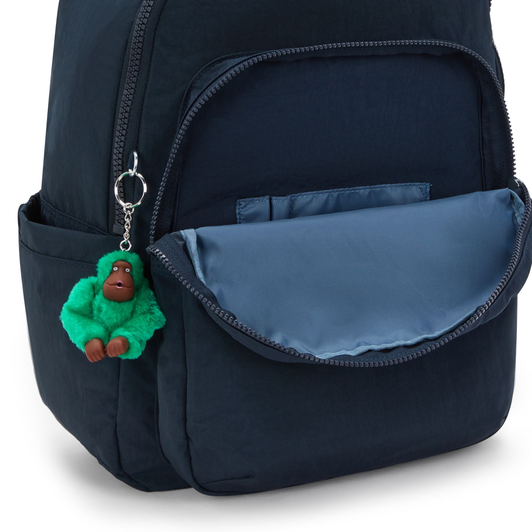 SEOUL Grand Sac à Dos avec Protection pour Ordinateur Portable - Blue Green Block