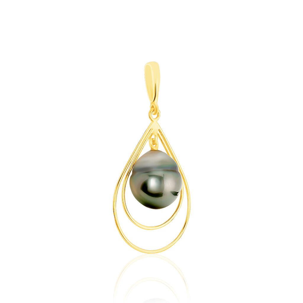 Pendentif Martyna Or Jaune Perle De Culture De Tahiti
