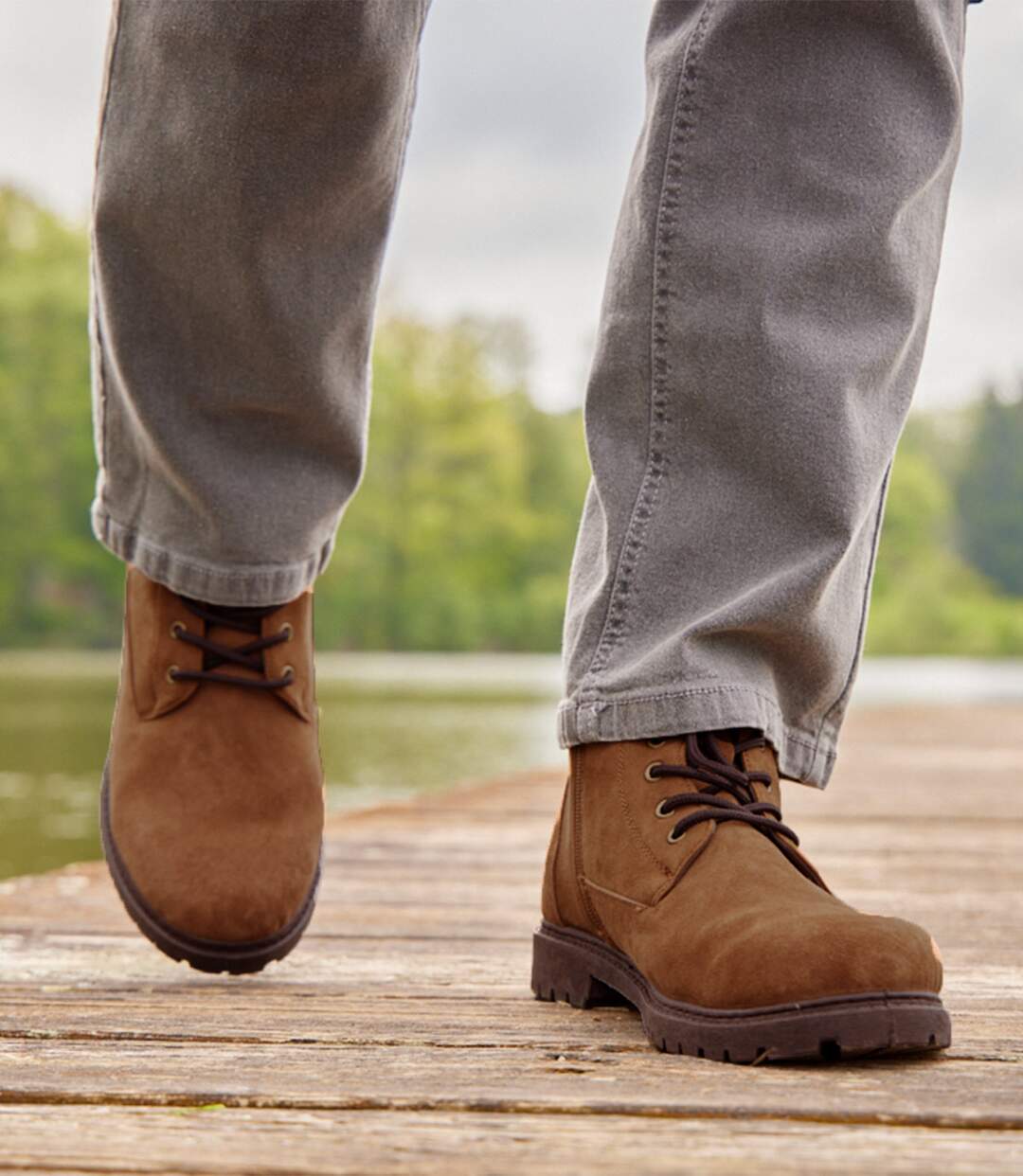 Chaussures Montantes Zippées