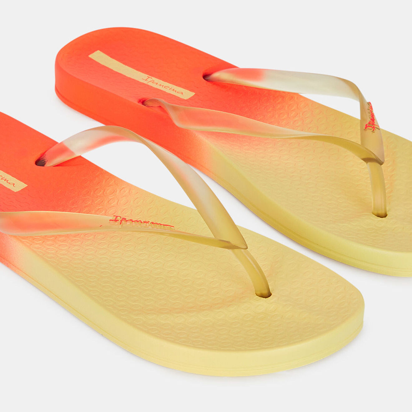Ipanema Tongs Colorful en matière recyclée jaune/orange