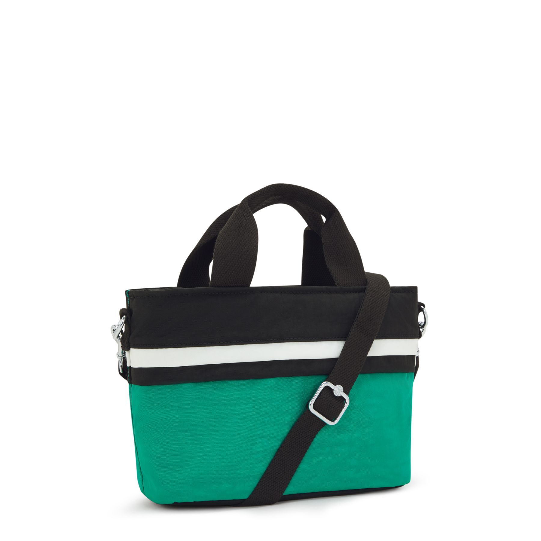 MINTA Sac fourre-tout moyen avec poignées de transport et sangle réglable - Deep Green Black Block