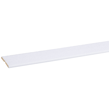 Agnes vouwhoek MDF wit stuc 24x24 mm 260 cm