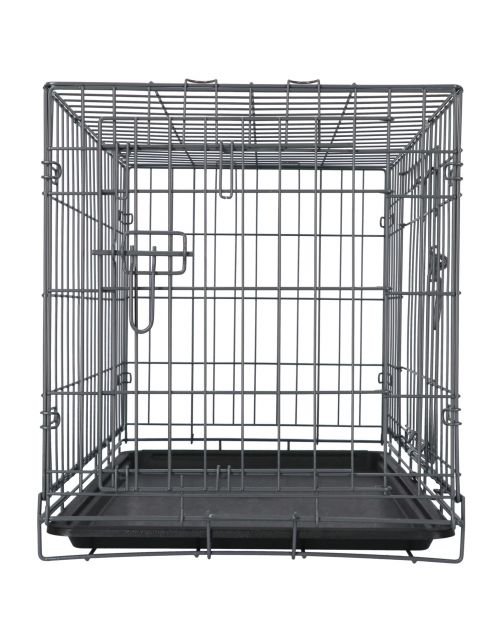 Adori Safety+ Bench Met 2 Deuren Grijs - Hondenbench