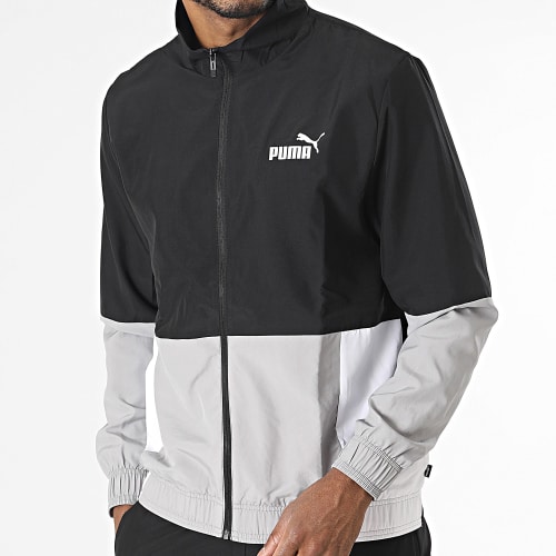 Ensemble De Survetement 675966 Noir Gris Blanc