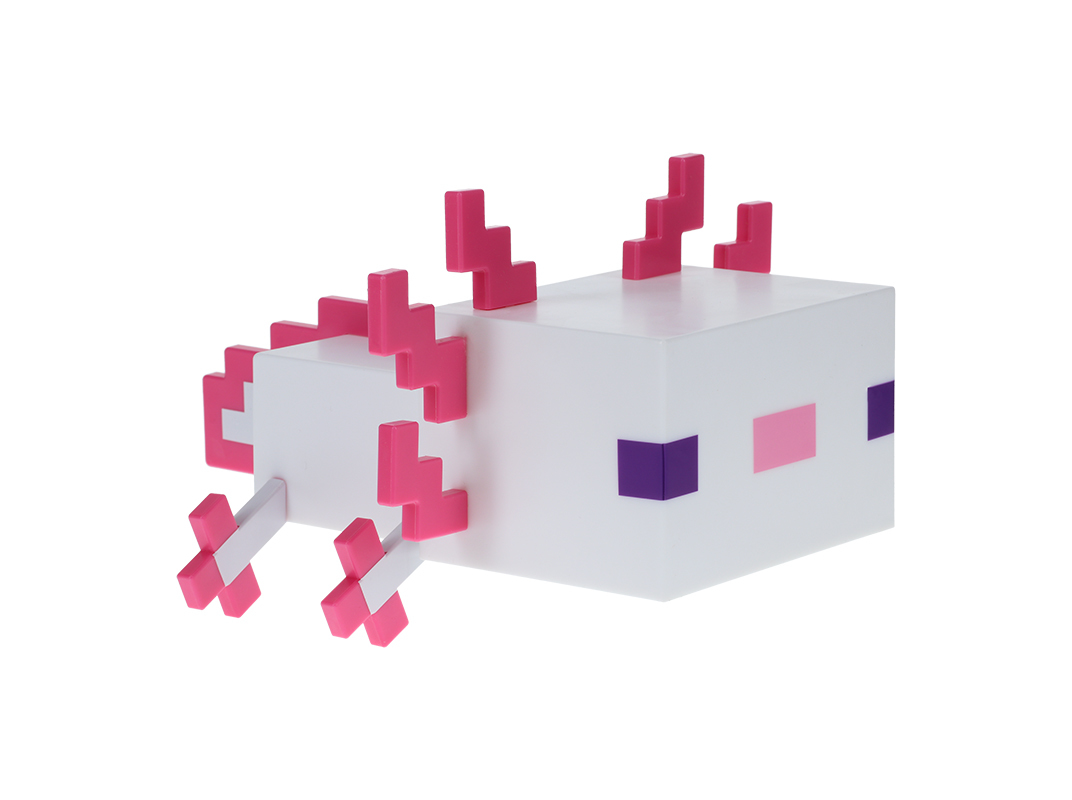 MINECRAFT CANDEEIRO AXOLOTL