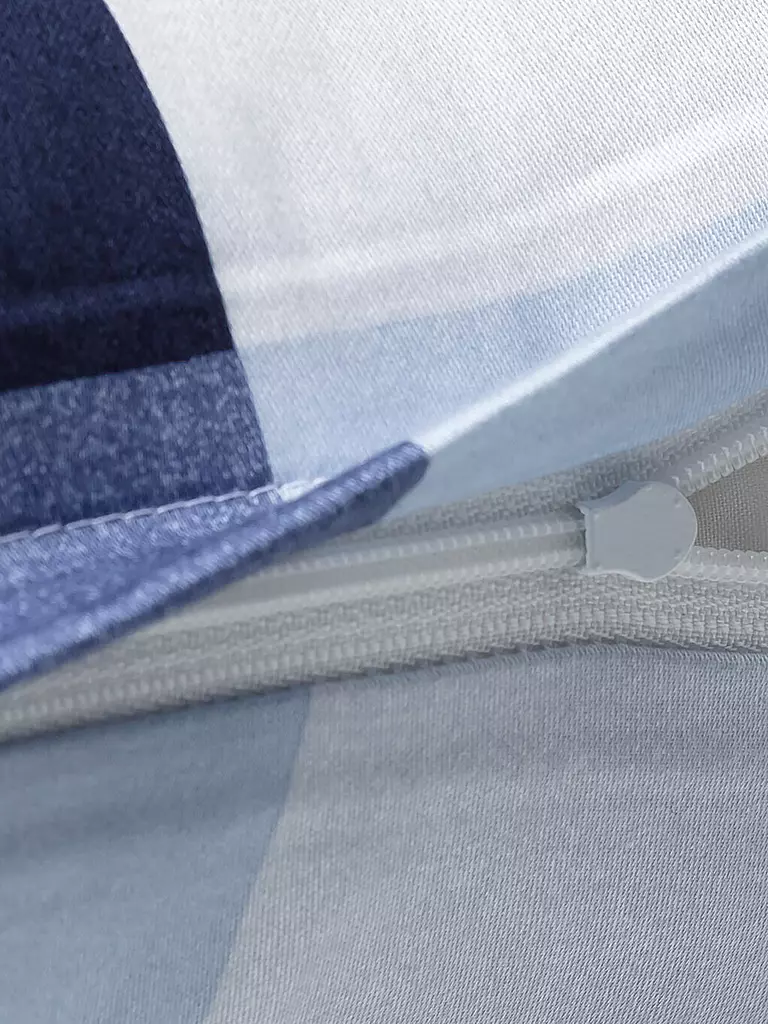 JOOP Satin Bettwäsche MESH 70x90cm/140x200cm Sky blau