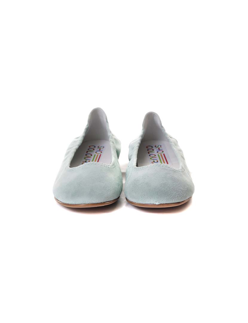 Flexible Green Girl's Flats