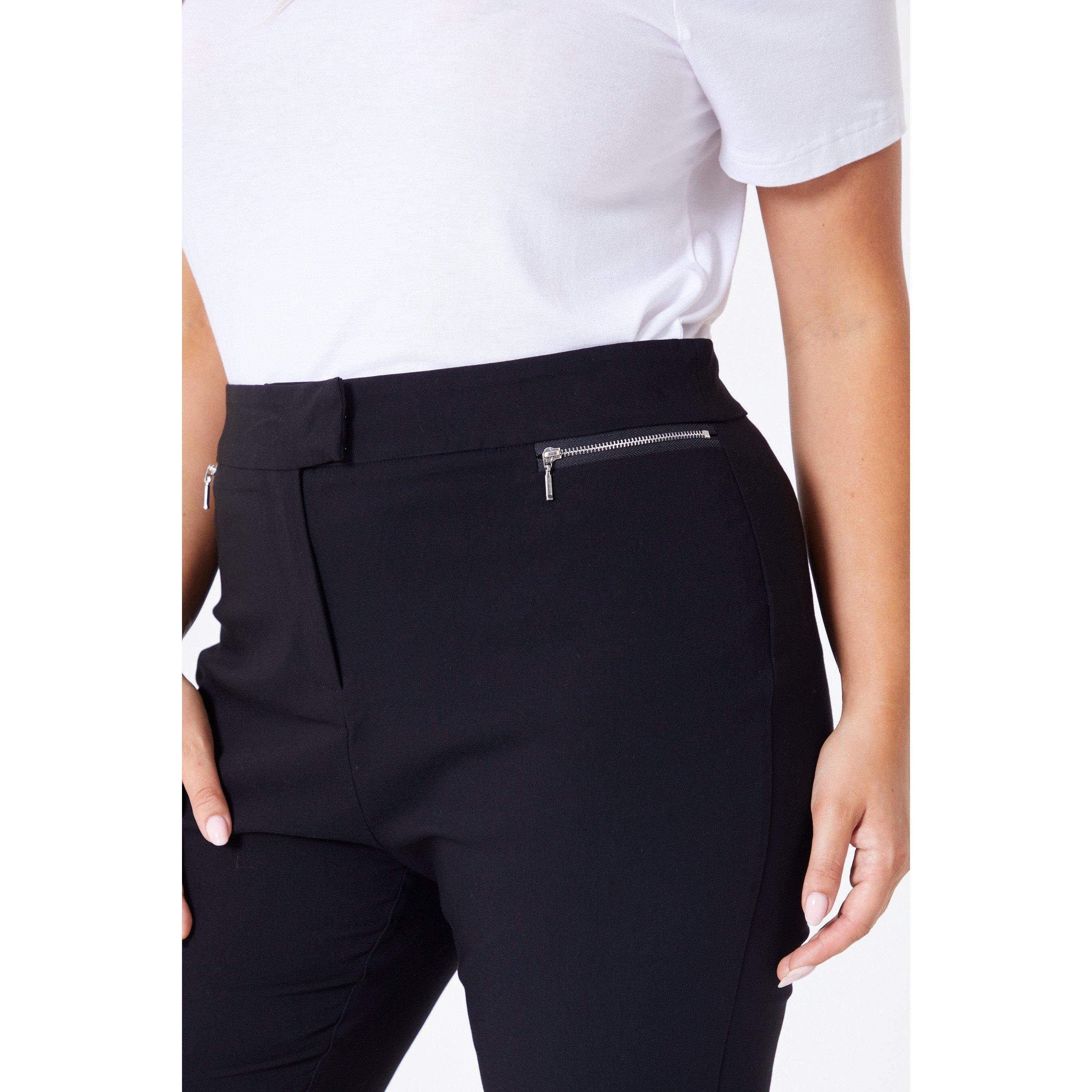 Be You Ladies Bengaline Zip Pocket Slim Trousers