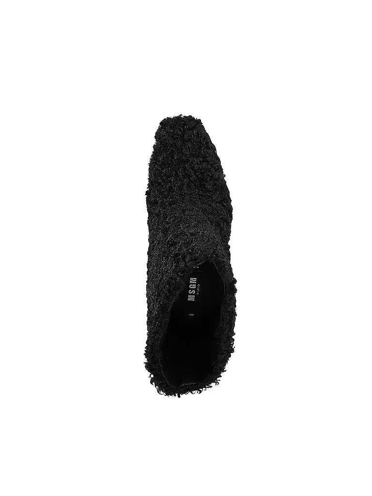 MSGM Stiefel in Felloptik schwarz