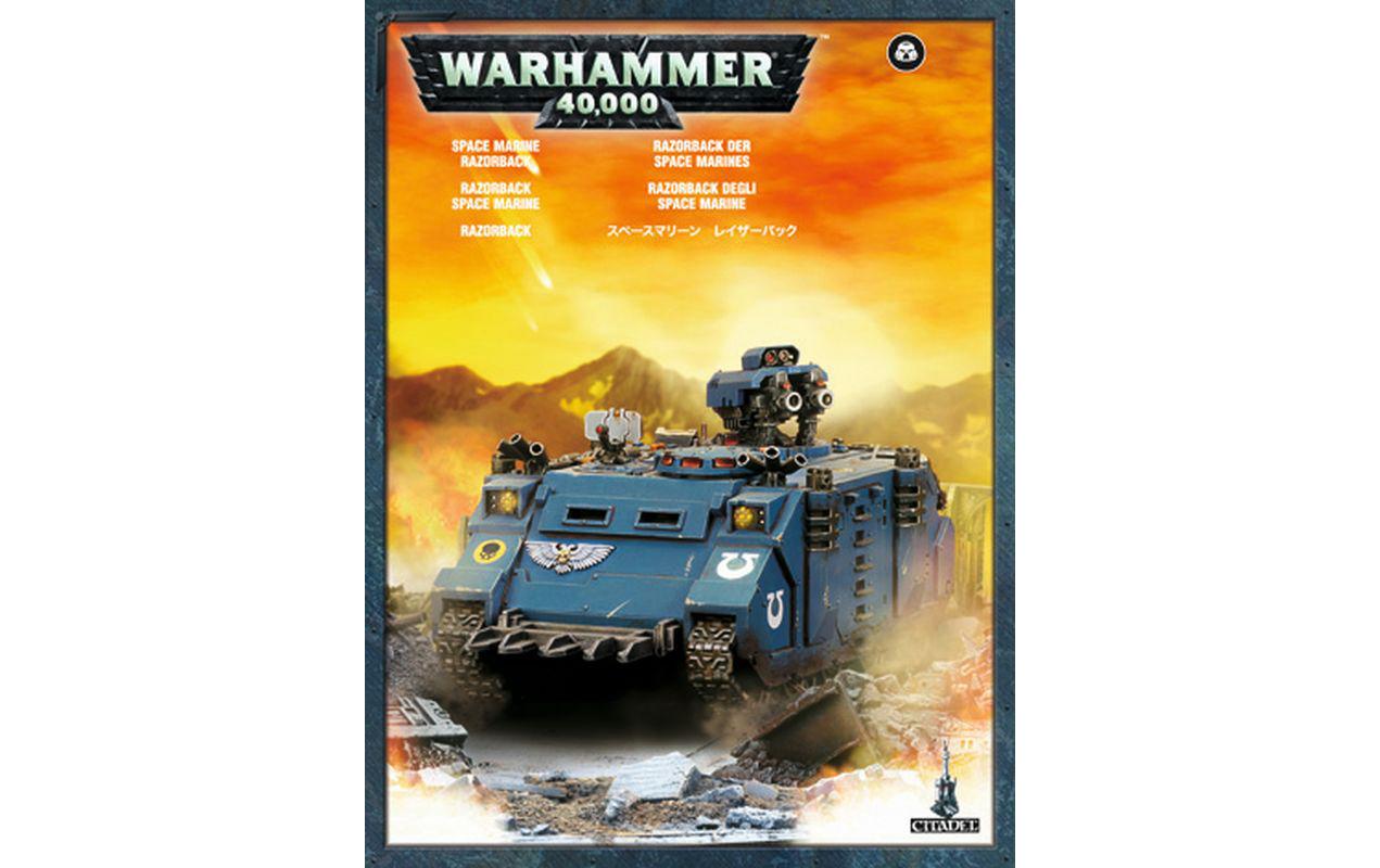 Figurenset Warhammer 40.000 Space Marine RazorbackWarhammer Miniaturen Bausatz