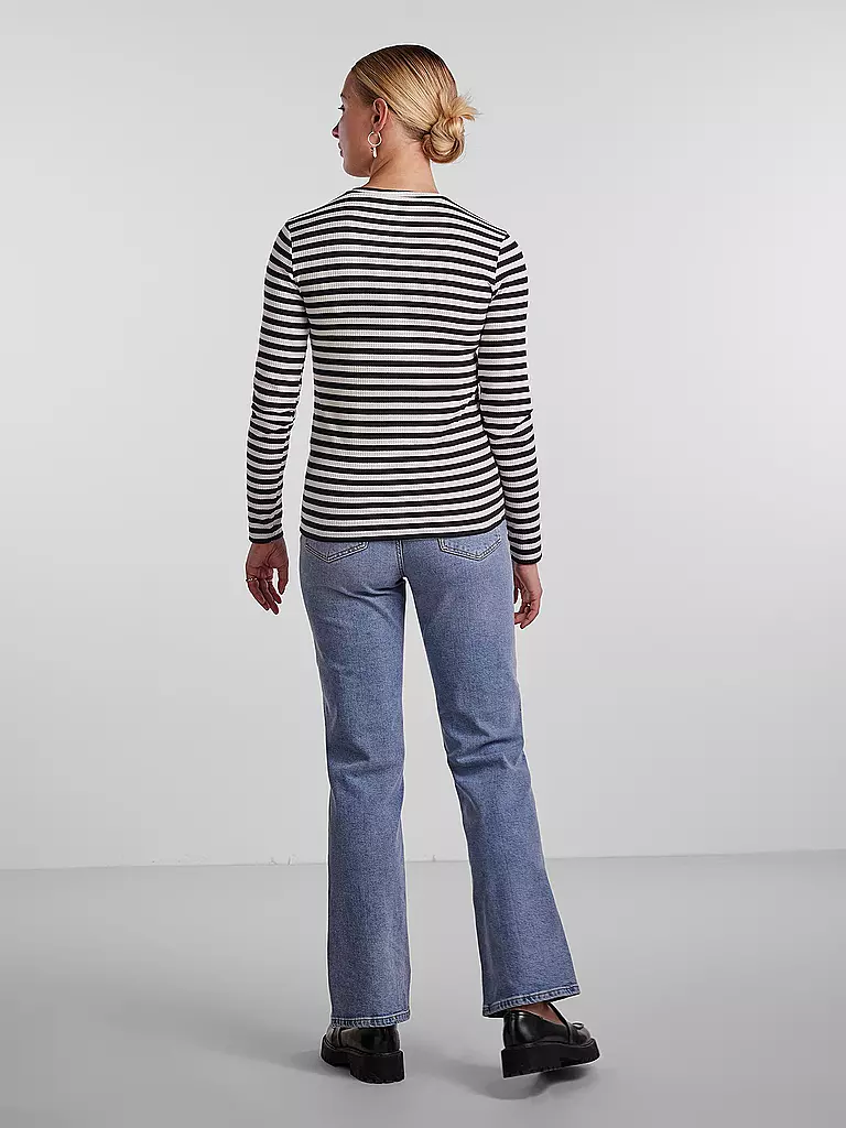 PIECES Langarmshirt PCRUKA schwarz