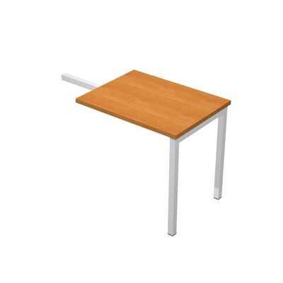 Retour direct pour Bureau Trend pieds métal arche - L80 - plateau imitation noyer clair