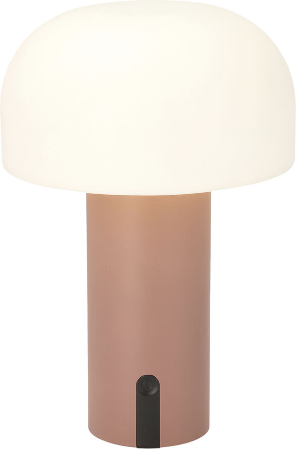 Villa Collection Styles LED Table Lamp Dusty pink