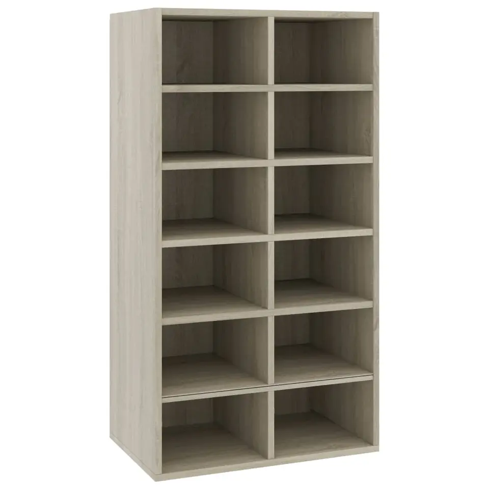 vidaXL - Schoenrek - Bruin - Bewerkt hout