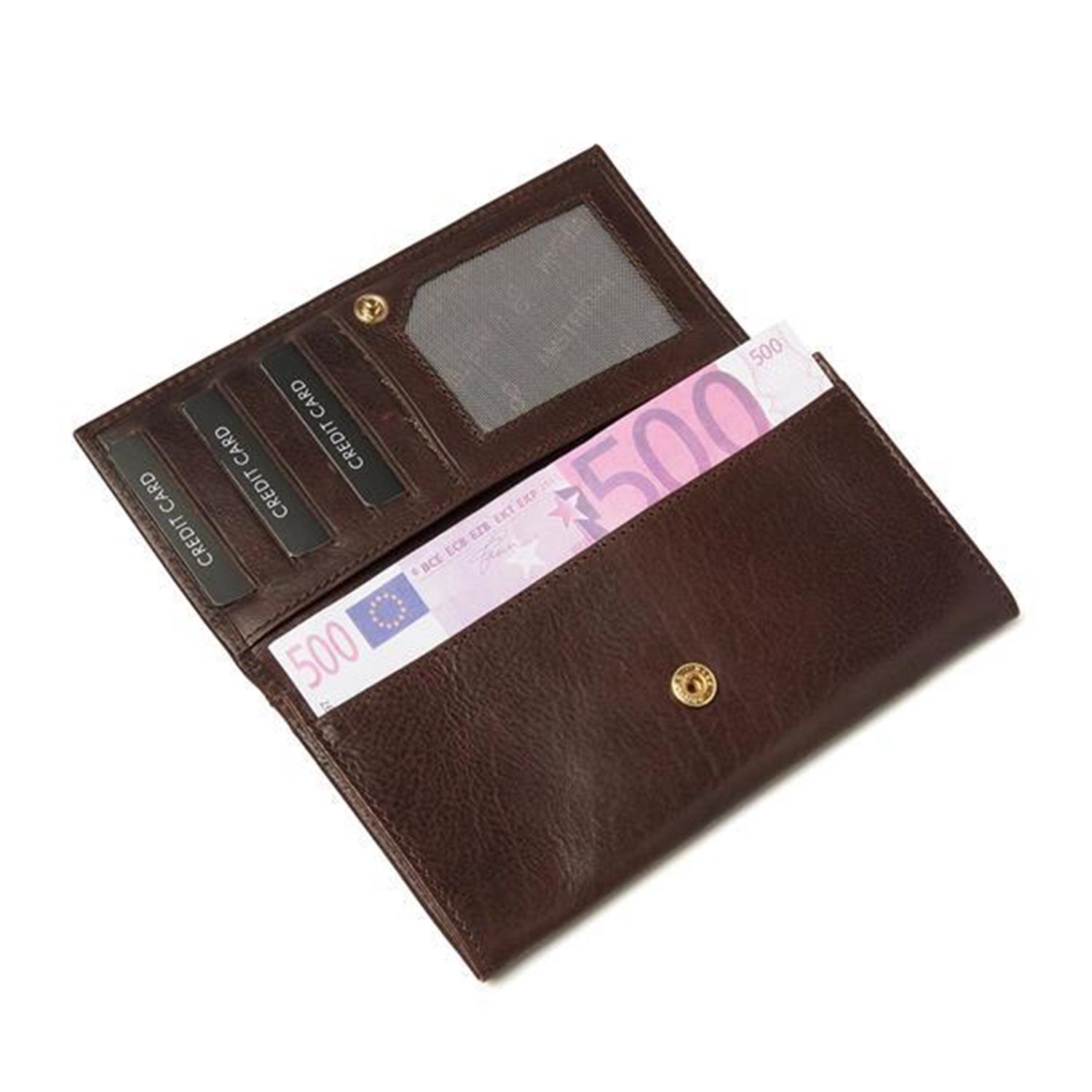 dR Amsterdam Milan Ladies Wallet 28159 brown