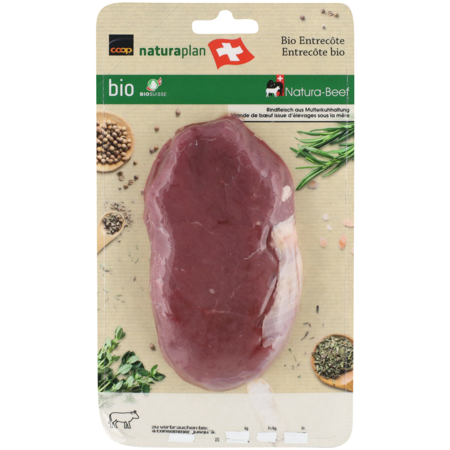 Naturaplan Bio Natura-Beef Entrecôte ca. 190g