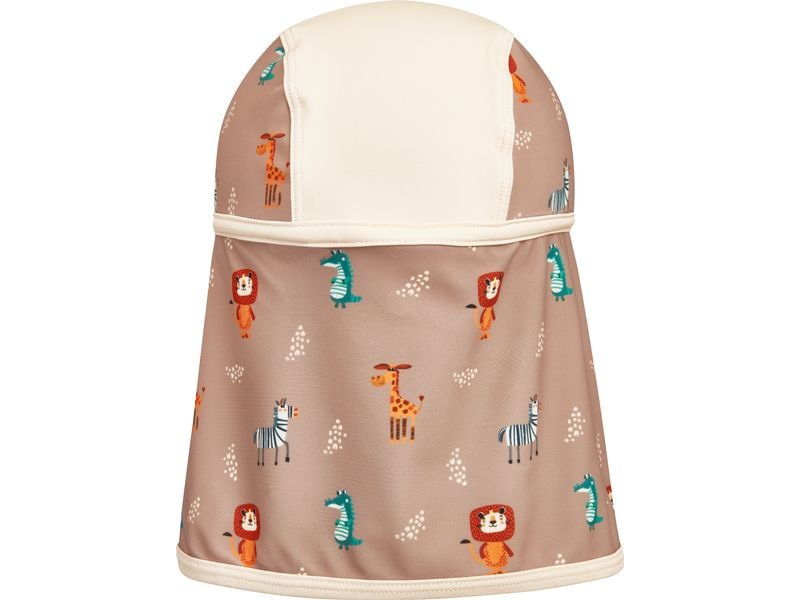 Playshoes Sommermütze Wildtiere Braun Gr. 51 cm UV-Schutz Mütze für Jungen