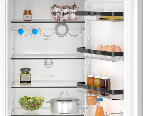 Bosch Serie | 4 KIN96VFD0 - Køleskab/fryser - bund-fryser - til indbygning - niche - bredde: 56 cm - dybde: 55 cm - højde: 194 cm - 290 liter - Klasse D