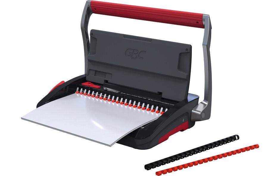 Plastikbindegerät Combbind CB15 165 Seiten<br>Spiralbindegerät