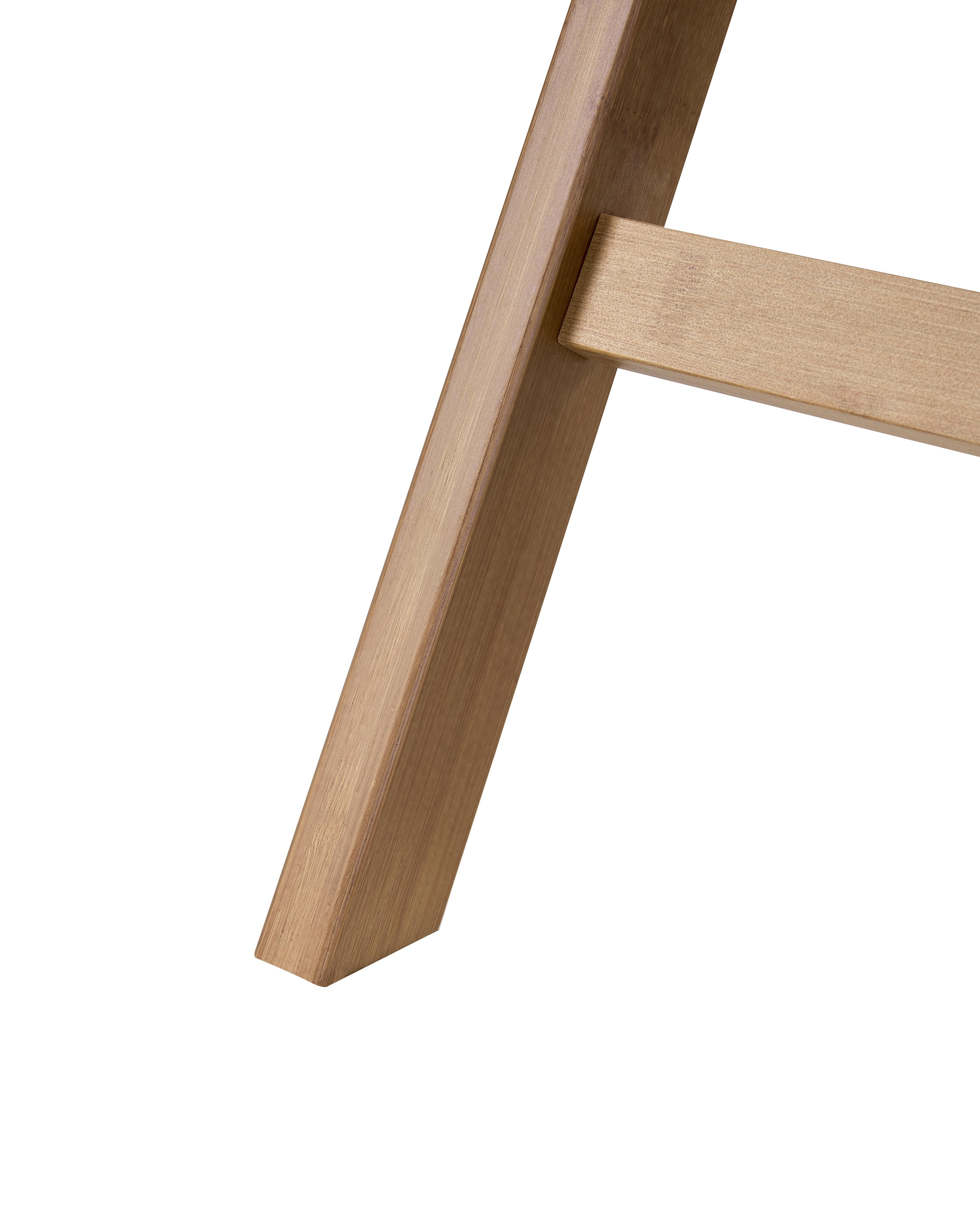 Set van 2 eetkamerstoelen inklapbaar MODANE Bamboehout Bruin