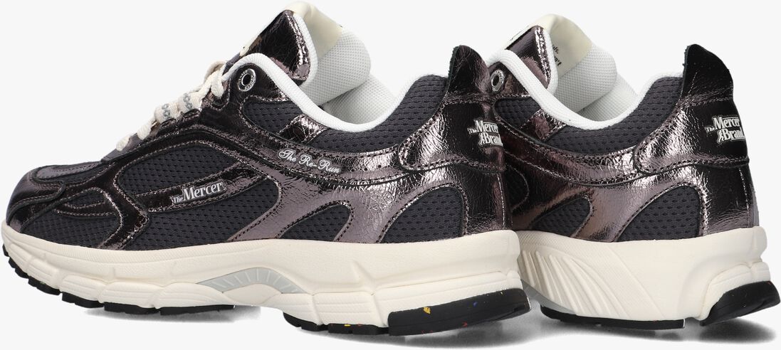 grijze mercer amsterdam lage sneakers the re-run cracked