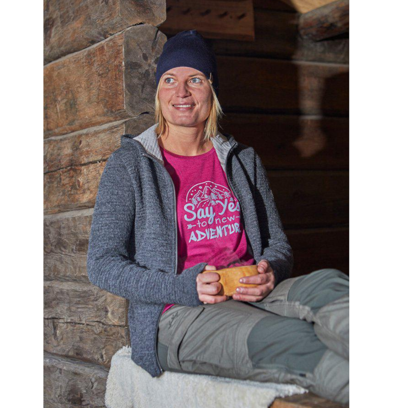 Ivanhoe Meja Adventure zwart dames T-shirt