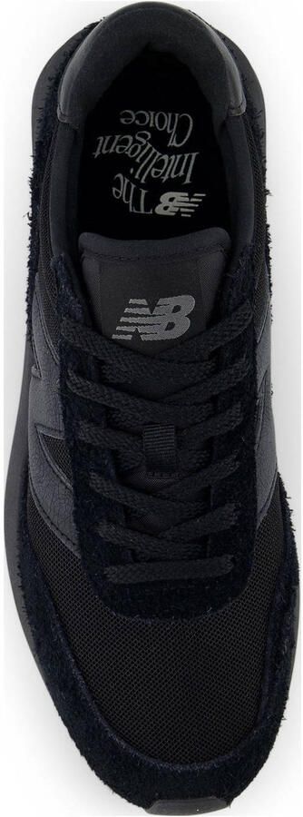 New Balance 370 Sneakers Heren Zwart Mesh Synthetisch