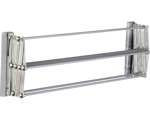 Juwel Ruck Zuck wanddroger, 120 cm diameter, 8 m drooglengte, zilver