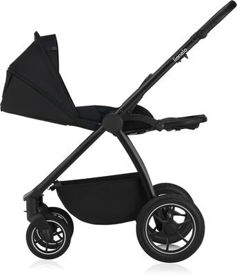 Lionelo Meril 3-in-1 Kombivogn, Black Onyx