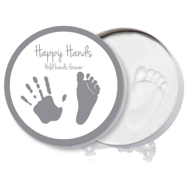 Happy Hands 2D Round Shape Tin