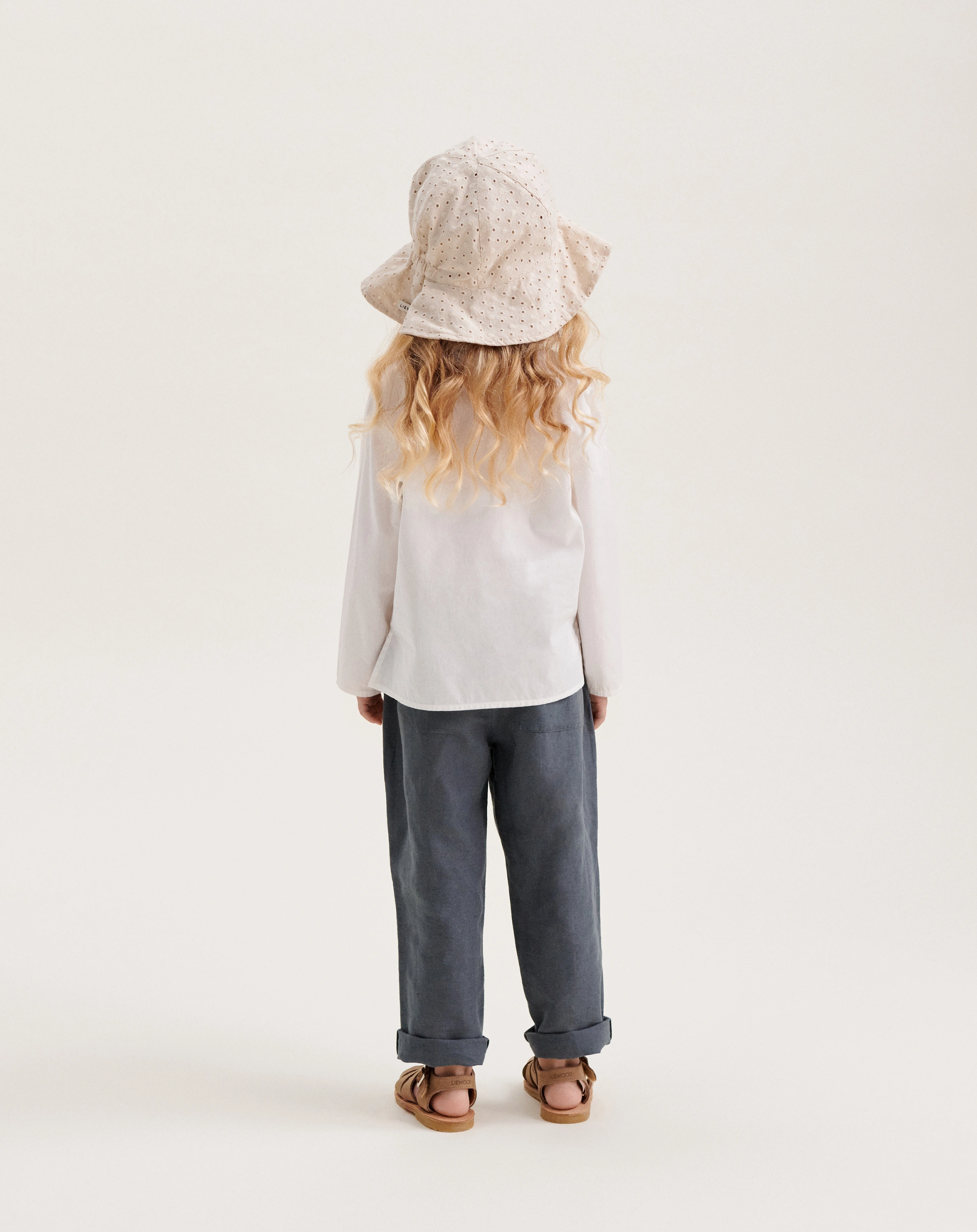 Hose ORLANDO mit Leinen in whale blue