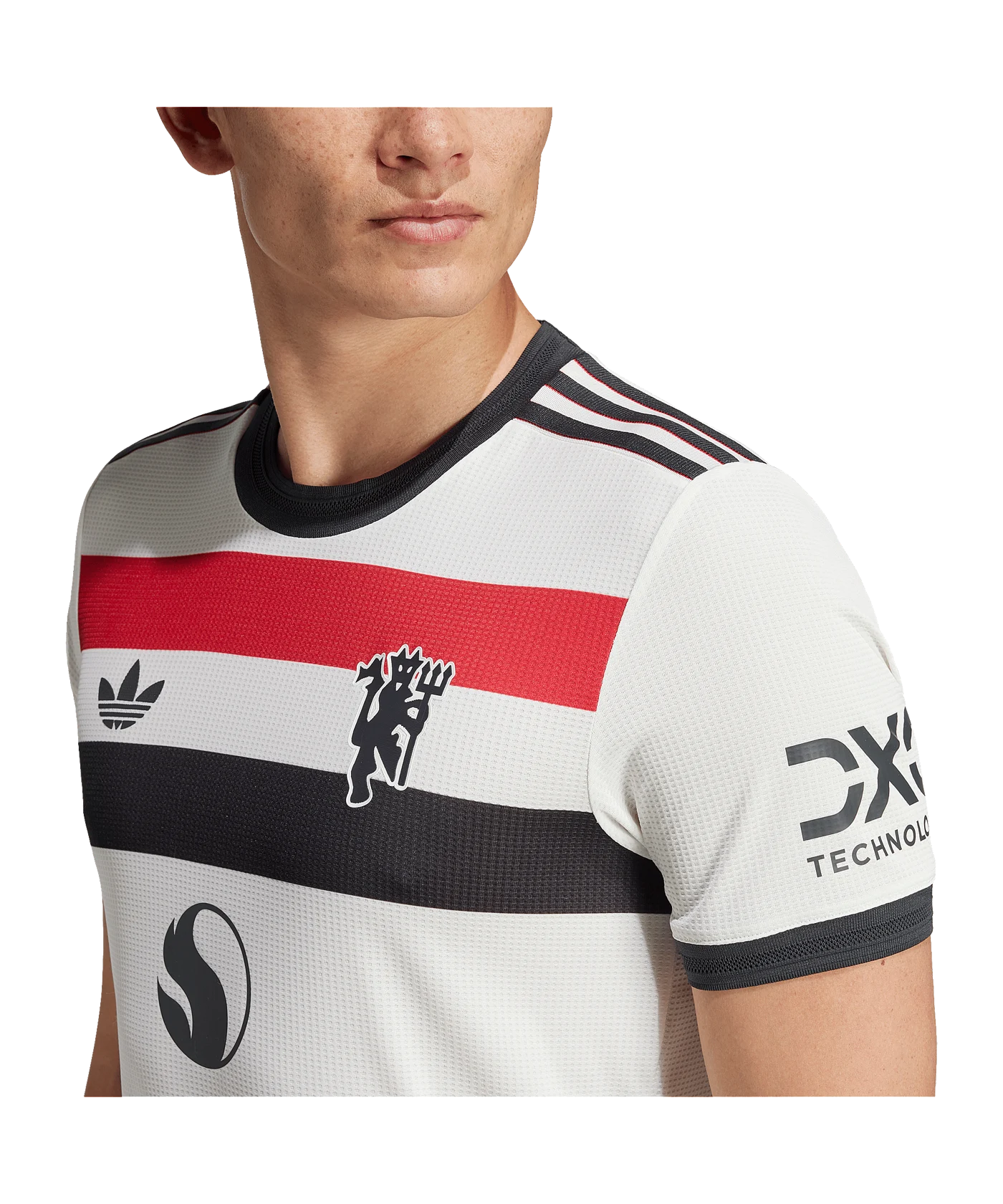 adidas Originals Manchester United Auth Trikot 3rd 2024/2025 Weiss