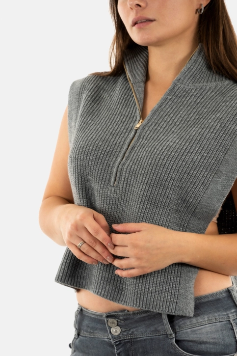 Pull hiver la petite etoile maeva 01 gris
