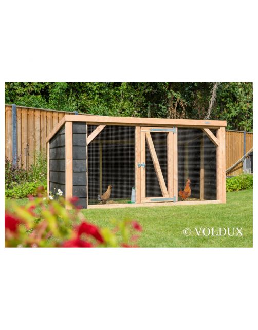 Voldux Dierenren Milan - Dierenverblijf - 260x130x132 cm Zwart