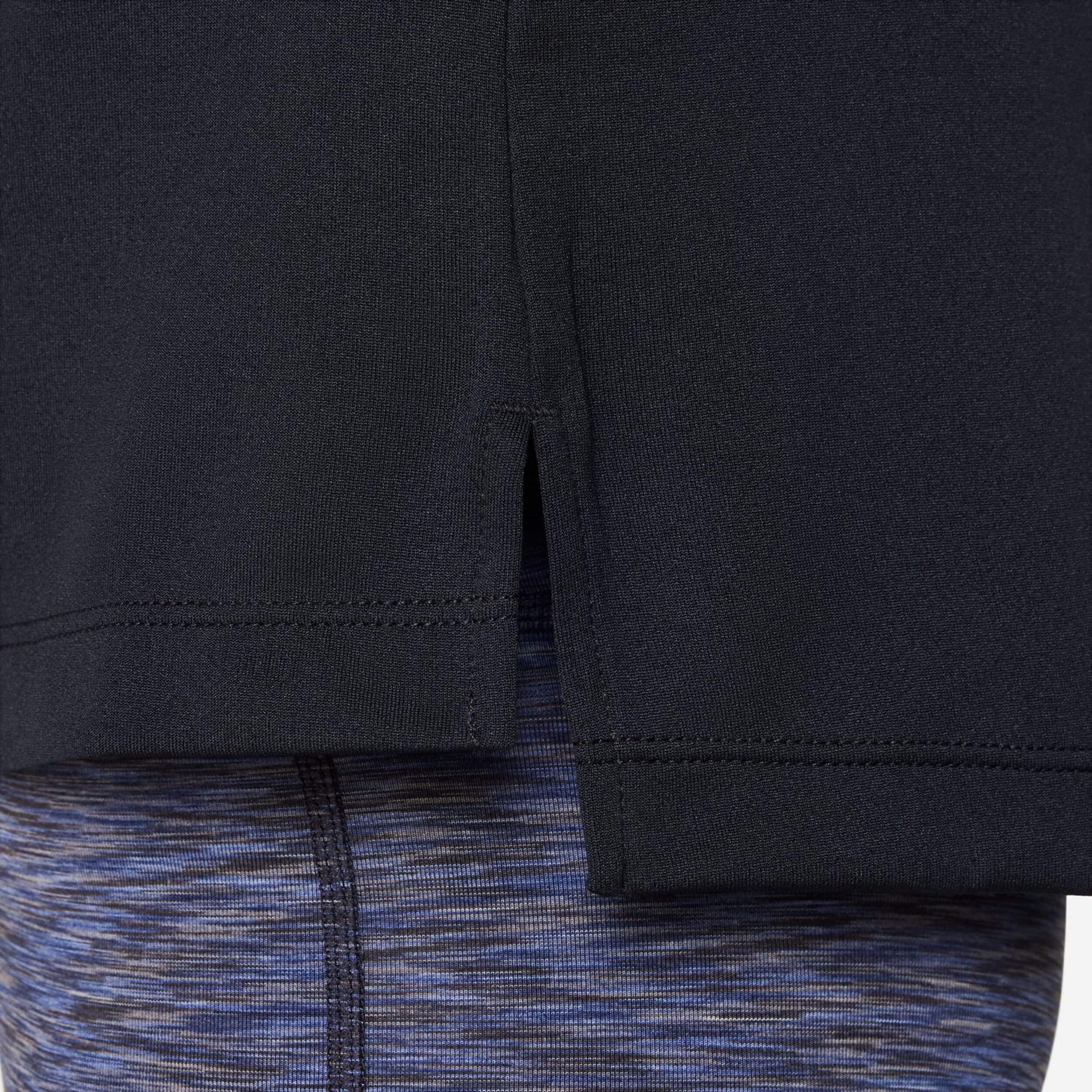 Nike Dri-Fit Half-Zip Haut Manches Longues Filles - Noir