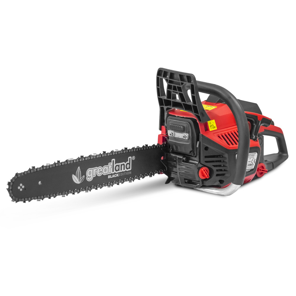 Tronçonneuse thermique 58cc - guide 51.5cm - greatland black edition