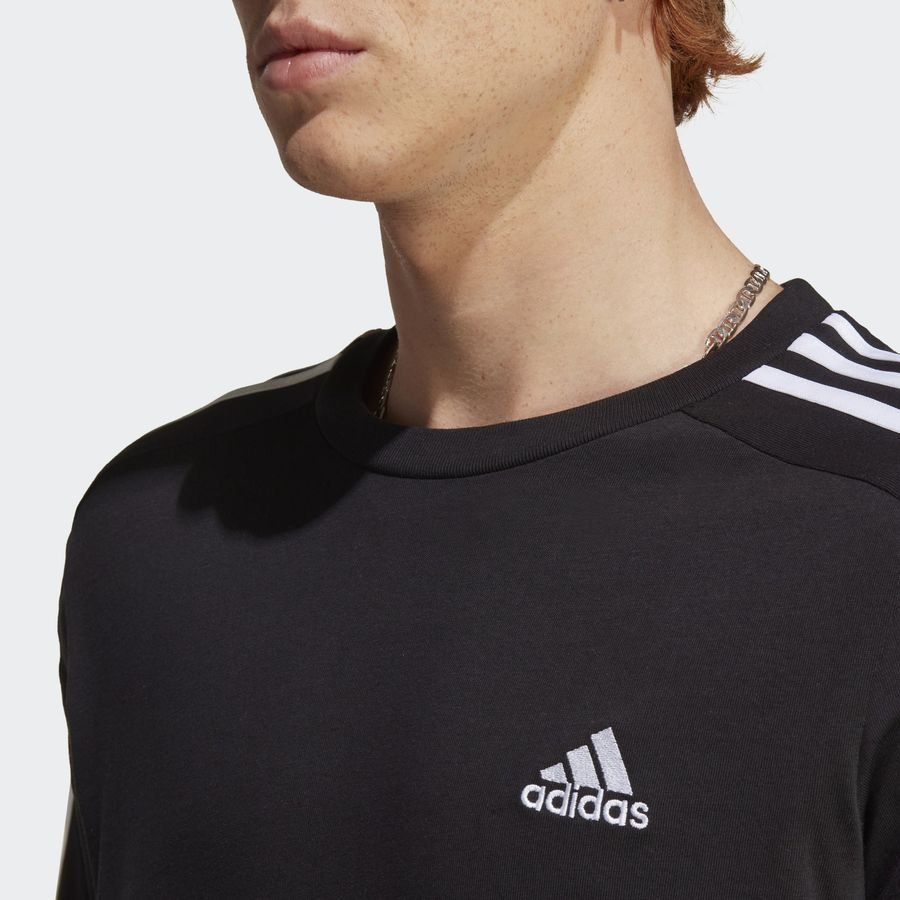Adidas T-shirt à 3 bandes en jersey Essentials